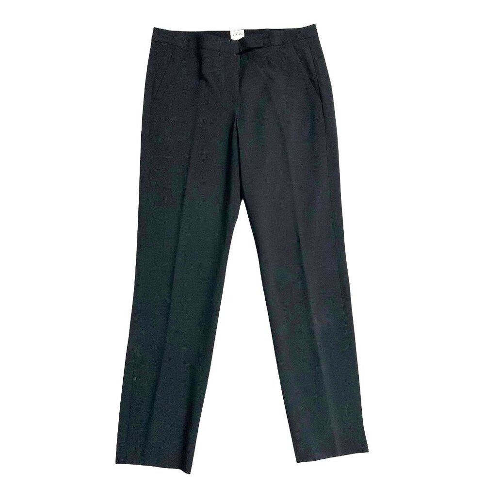 Armani Collezioni Women's Size 6 Black Dress Pants w/Slits on Legs 31" Ins. EUC